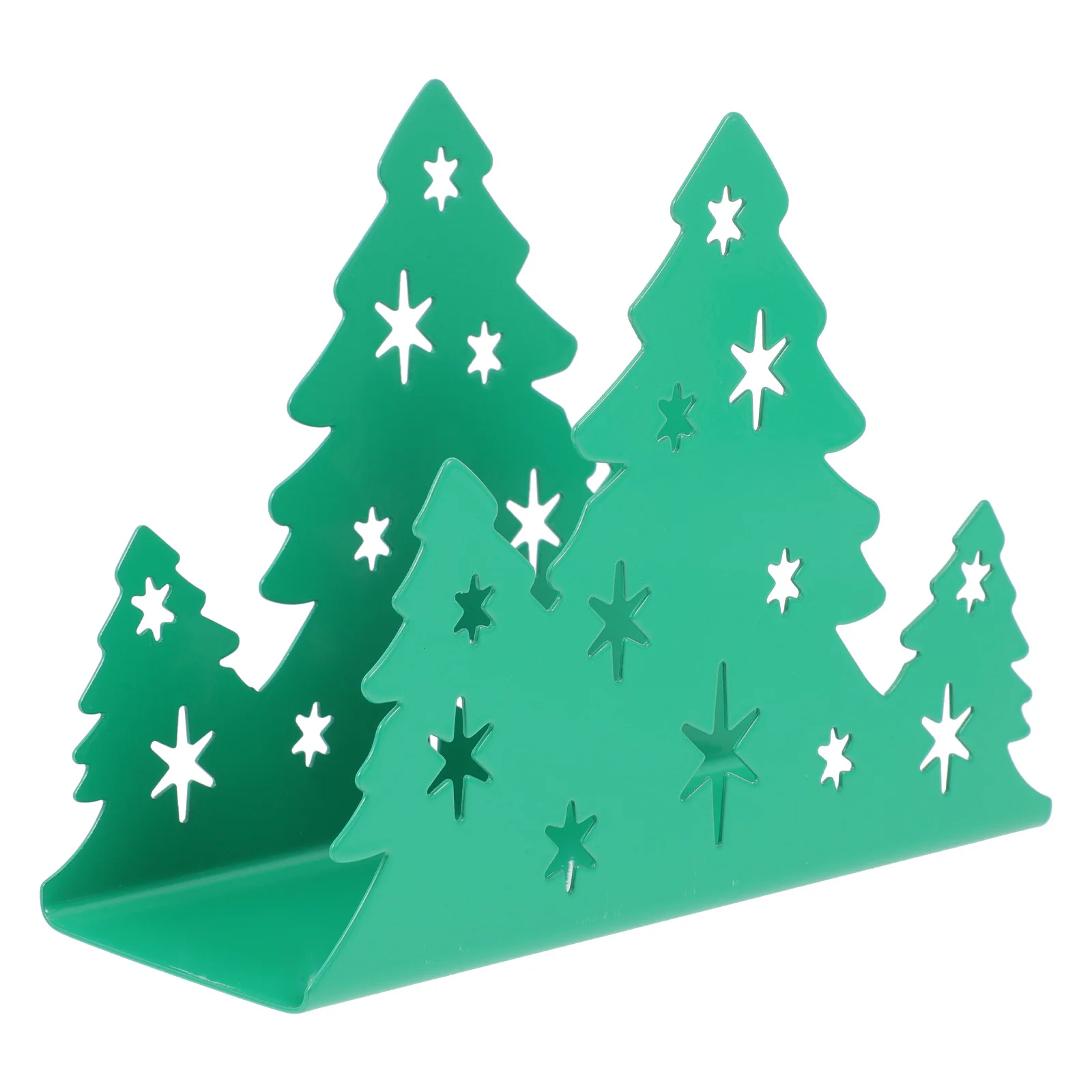 

1Pcs Stainless Steel Christmas Tree Napkin Holder Creative Tissue Organizer for Home Dining Table Paper Rack Tissue Rack