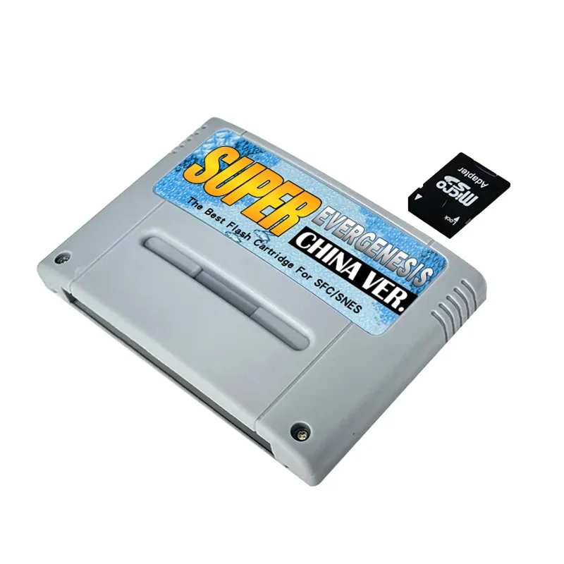 Super SNES SFC 3000 in 1 V1 Game Card voor Super Famicom 16-Bit JPN/EU/USD Video Game Console Accessoires met 4G TF Card - afbeelding 2