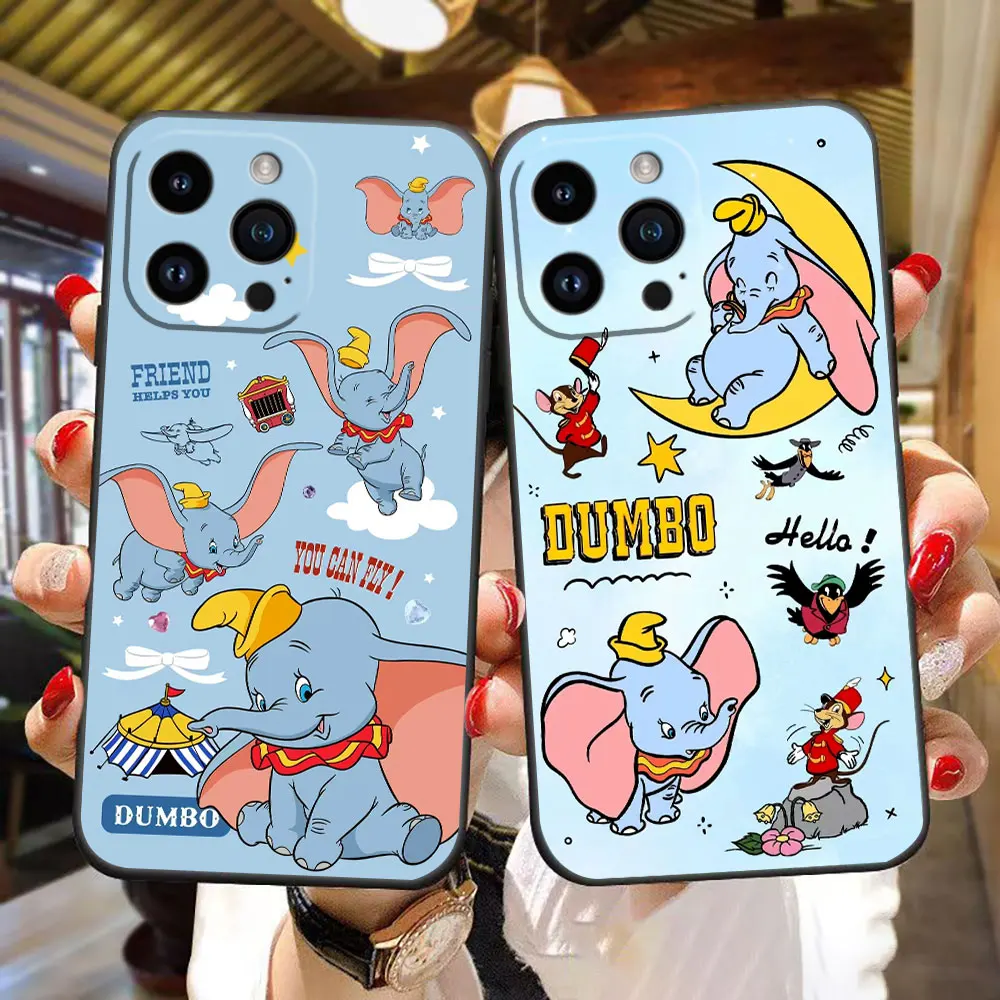 

Cartoon Cute Dumbo Phone Case For Infinix HOT 10 10I 10S 11 11S 12 12I 20 20I 20S 30 30I 50 ZERO X 20 30 40 Play TPU Case Shell