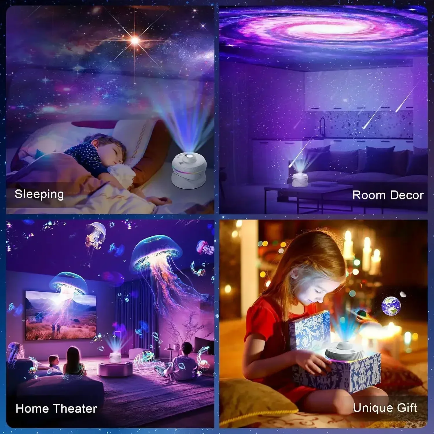 Xiaomi LED Nachtlicht Galaxy Star Projektor 4K HD 13 IN 1 Planetariumsprojektor 360 °   Rotation für Schlafzimmer Dekor Kinder Geschenk