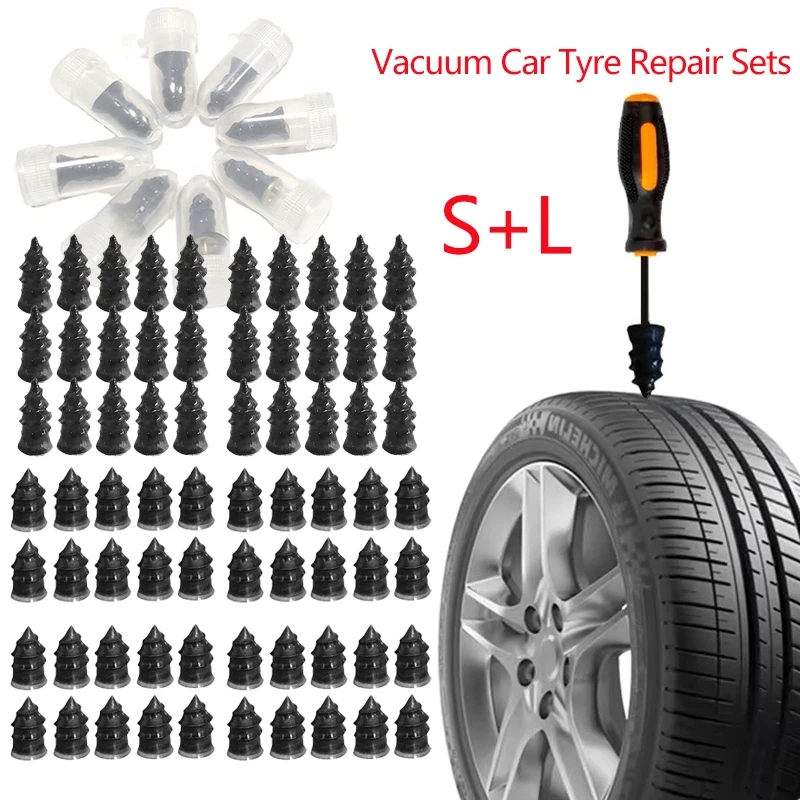 Car Rubber Nail Motorcycle Vacuum Tire Repair Disassembly Free Lossless Self Tire Repair Tire Film Cold Repair Tire Nai