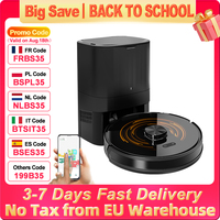 Robot Vacuum Cleaner ABIR K30 with Auto-empty Dock, 6500PA Suction, Multi-Floor Maping, Customized Wet Dry Room Cleaning