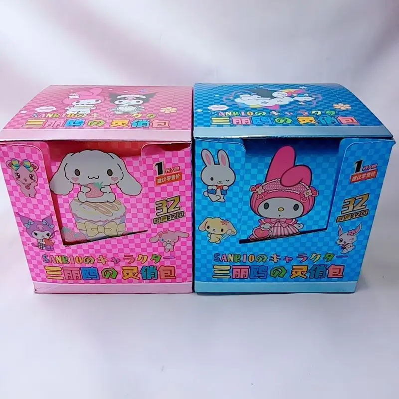 Hello Kitty Sanrio Cards 32bag 224pcs Kuromi Trading Card Game My Melody Booster Box Cartoon Christmas Gift Cute Collection Toy