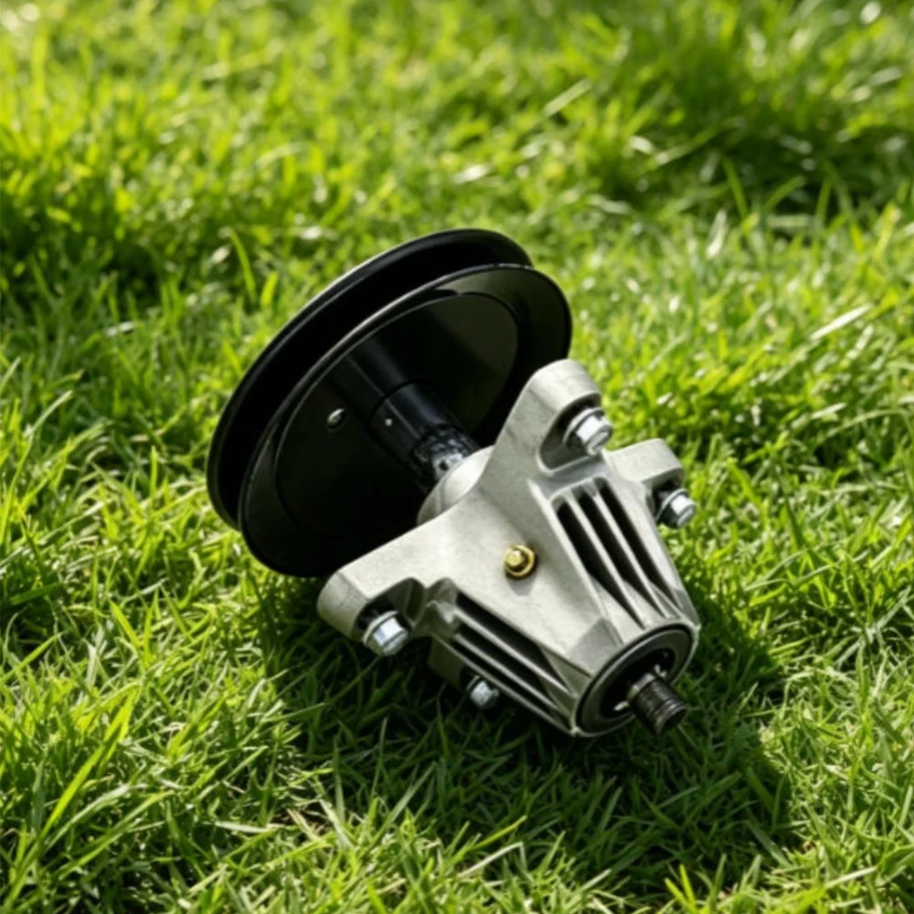 Replacement Cutting Head Spindle Assembly 618-09256 for Lawn Mower For Grass Trimmer Standard Fit Silver Steel