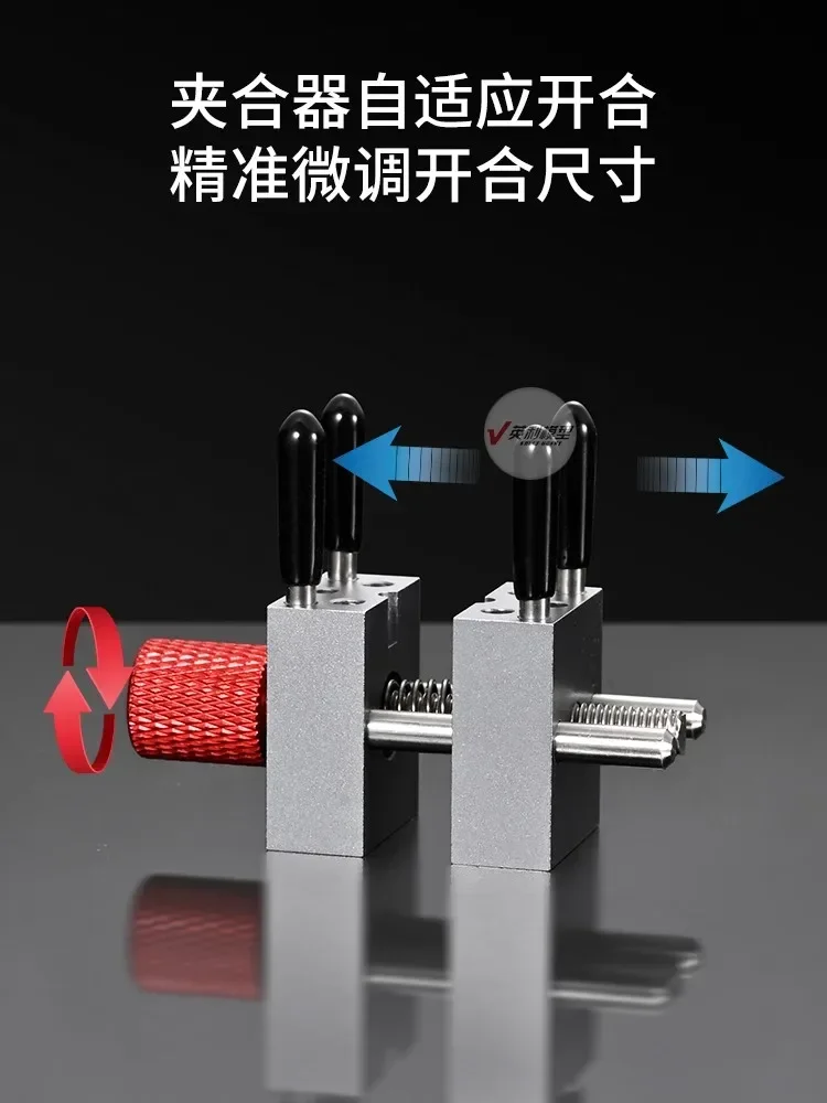 MSWZ MS096 Mini Handheld Metal Vise Bench Clamp ชุดเครื่องมือหัตถกรรมสําหรับประกอบชุดเครื่องมืออาคารงานอดิเรก DIY อุปกรณ์เสริม