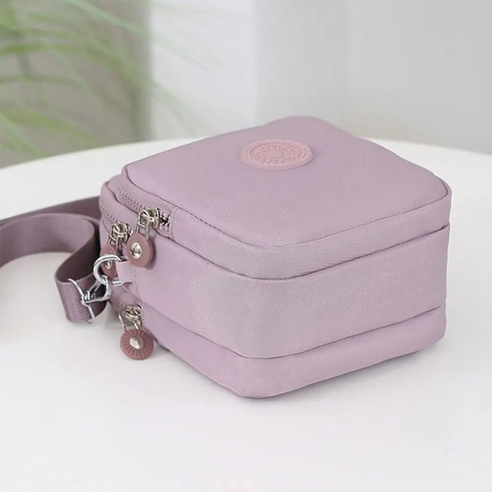 Casual 3 Layer Shoulder Bags Waterproof Large Capacity Crossbody Bags Multifunctional Mobile Phone Bags image 2