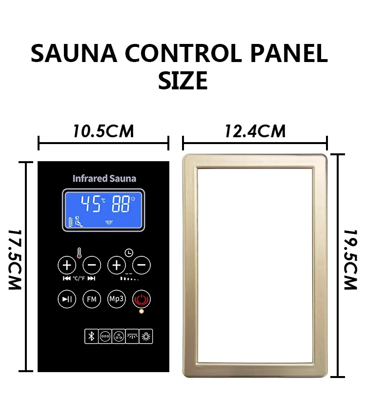 

TLF Infrarood En Tradities Sauna Kamer Led Bedieningspaneel En Elektrische Doos