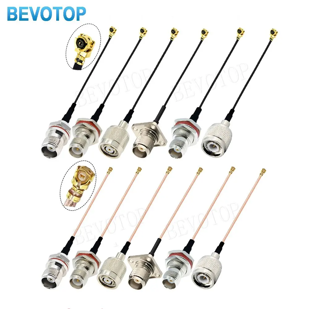 1Pcs RP-TNC / TNC Male Female to IPX-1 Female Connector RF1.13/RG178 Pigtail Antenna Extension Jumper RF Coaxial Cable