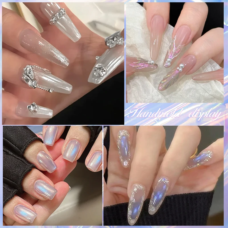 8ml mspruioo aurora casaco superior glitter lantejoulas gel de unhas semi permanente embeber fora do gel uv led verniz da arte do prego manicure design