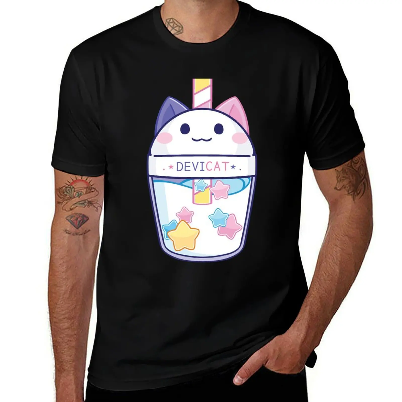 

CandiCat Boba Tea - 2021 T-Shirt man graphic t shirt cotton t shirt pack T-Shirt
