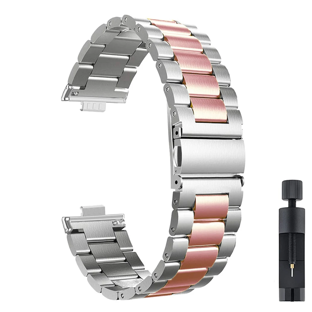 Riem van roestvrij staal voor Huawei Watch Fit 5 Pro 4 3 Armband Correa Band Metalen horlogeband voor Huawei Fit5 5Pro Fit4 Fit4pro Fit3