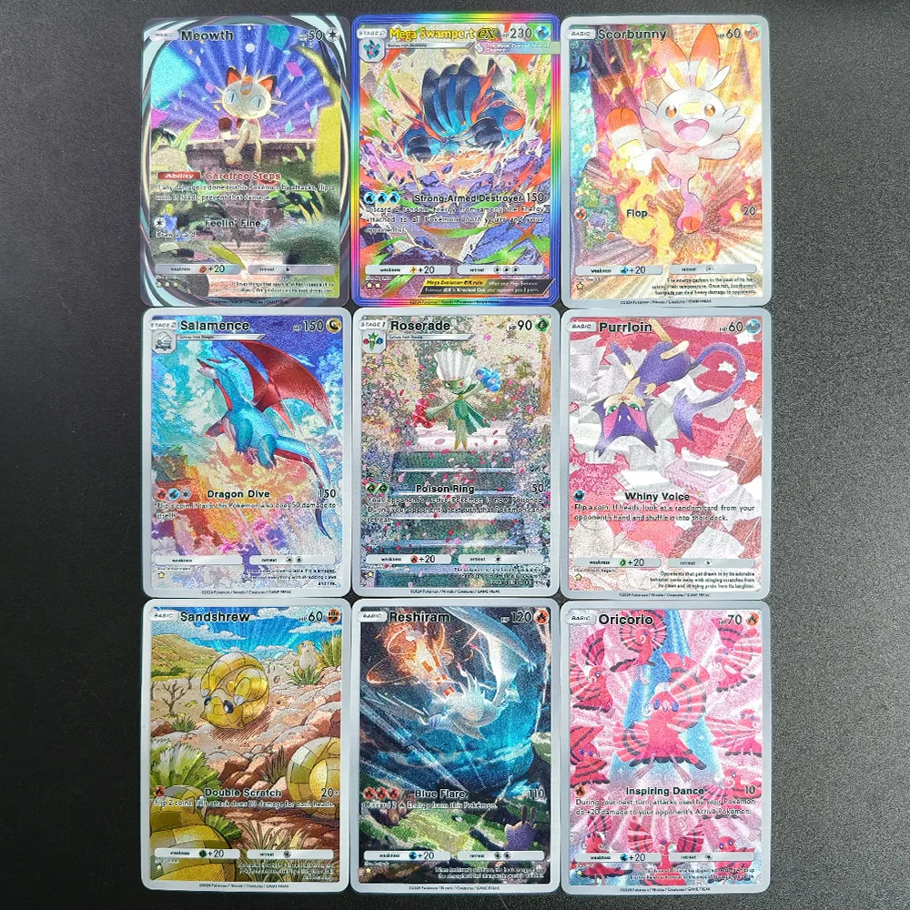 9PCS Self Made Tcg …