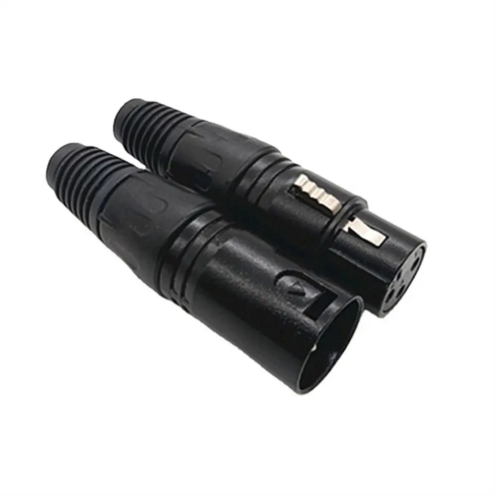 Audio Cables Plug Male Female Microphone Plug MIC Cable Connector XLR Wire Connector 3 Pin XLR Plug Microphone Connectors