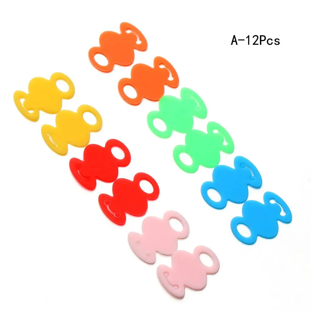 12/24/32pcs Elastic Silicone Organizer Tags Label Key Cap Covers Key Identifier Keyring Rings Topper Key Holder