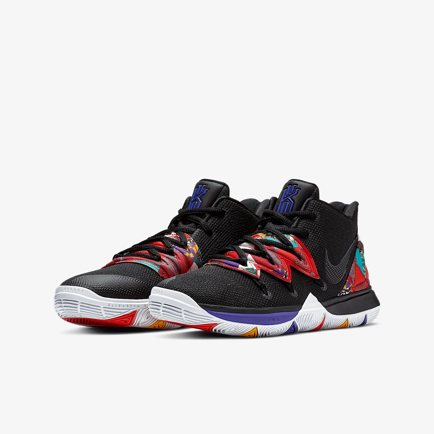 

Оригинальные женские баскетбольные кроссовки средней высоты Nike Kyrie 5 GS для больших детей AQ2456-010