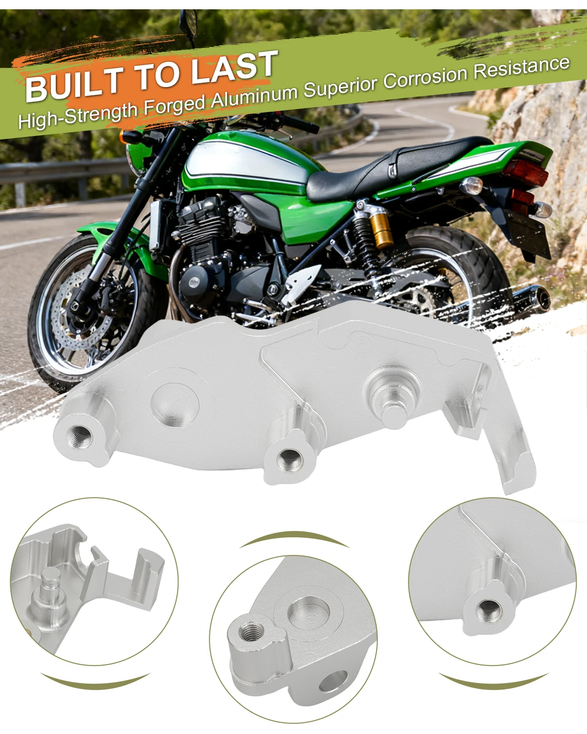 34003-1260 pour Kawasaki 1986-up ZG 1000 Concours support de cheville avant droit