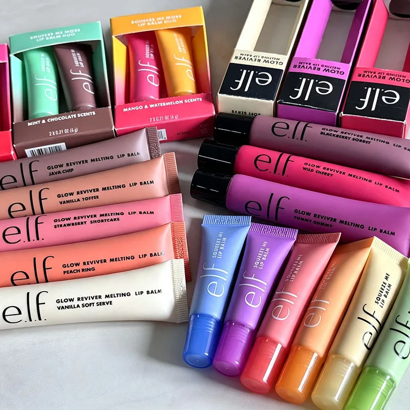 Hot Elf Moisturizing Fruit Gloss Lip Balm Long-lasting Nourish Repair Glow Revitalize Lip Gloss With Flashing Lipstick Cosmetics