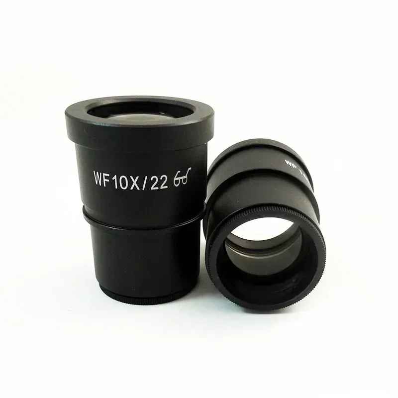 2PCS 10X /22 Wide Field High Eye Point 30mm Interface Stereo Microscope Eyepiece Microscopio Tools Lens Ferramenta