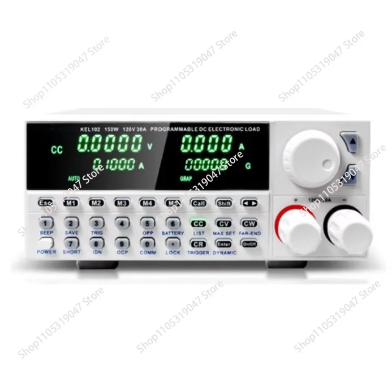 For KEL103 102 Programming Digital Control DC Electronic Load Tester 300W/150W 120V 30A RS232 USB Connect