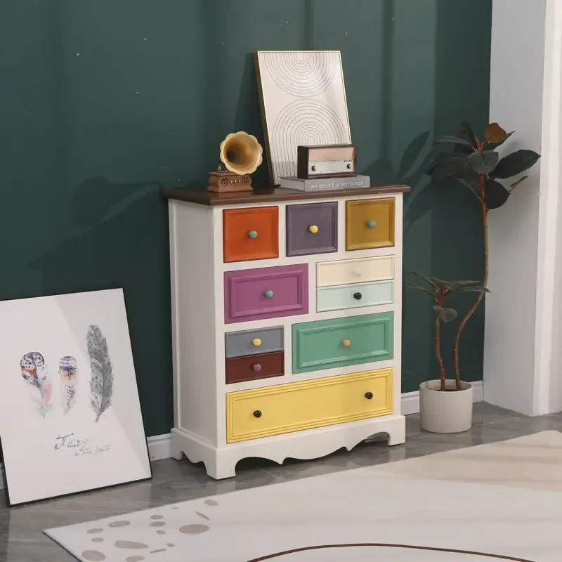 

Wooden Drawers Cabinet Display Storage Shelves Organizer Bedroom Houses Italian Mid Century Mobile Multifunctional Cajoneras
