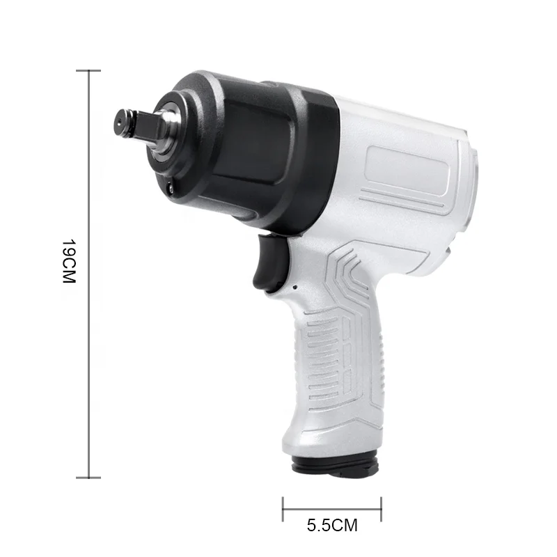 RONGPENG RP9512 1/2 inch Drive Twin Hammer Air Impact Wrench 1100 N.M Heavy Duty Pneumatic Tools 7800 rpm