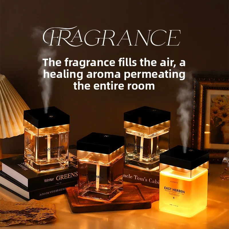 Aromatherapy Large Capacity Smart Reed Diffuser Automatic Spray Ambient Light Fragrance Home Indoor Essential Oil