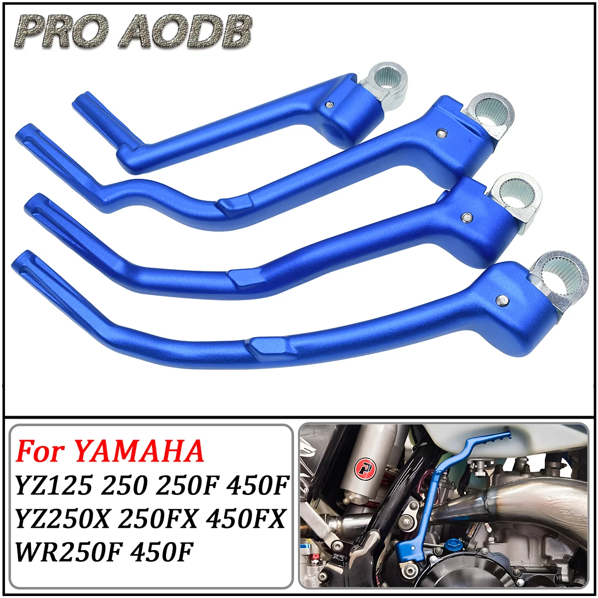 

For Yamaha YZ125 YZ250 YZ250F YZ250X YZ250FX YZ450F YZ450FX WR250F WR450F Motorcycle CNC Forged Kick Start Starter Lever Pedal