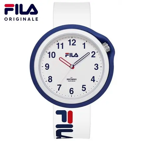 Italia Biella Fila For Womens Watch With Replaceable Case Cover Quartz Wristwatch Unisex Men Couple New Gift Clock Silicone Band