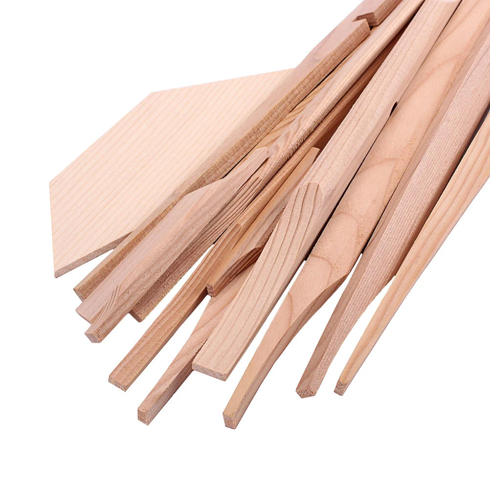 

17 Pcs Spruce Guitar Accessories DIY Parts Brace Wood Classic Maker Material Bamboo Acoustic Accessory