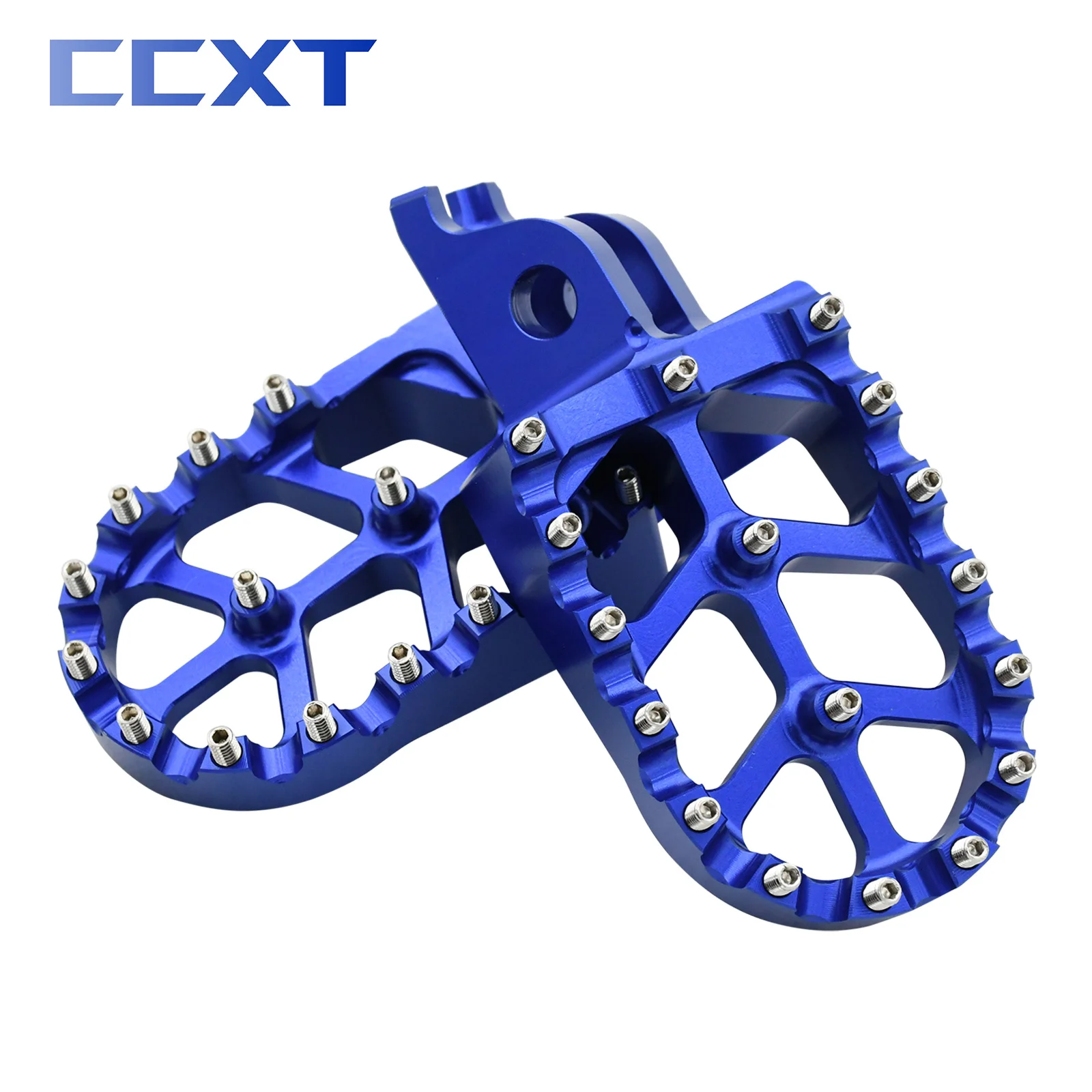 Motorcycle CNC Aluminum Foot Pegs Rests Pedals Footpegs For Honda CR125R CR250R CRF150R CRF250R CRF250X CRF450R CRF450X CRF450L