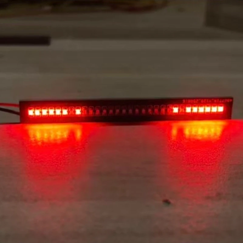 Luz de varredura led diy luz de advertência modificada para 1/10 1/8 rc rastreador carro trx4 defender axial scx10 rc4wd d90 trx6 mk07 tanque 300