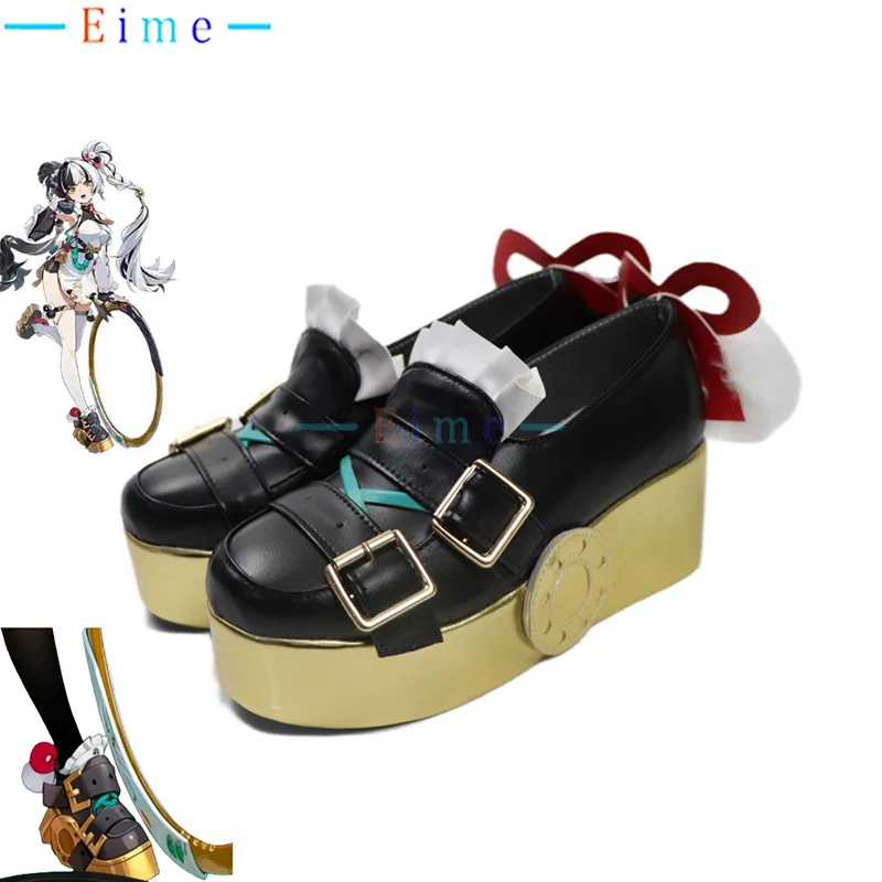 

Dialyn Cosplay Shoes Game Zenless Zone Zero Cosplay Props Anime Accessories Black Shoes Halloween Carnival Boots Custom Made
