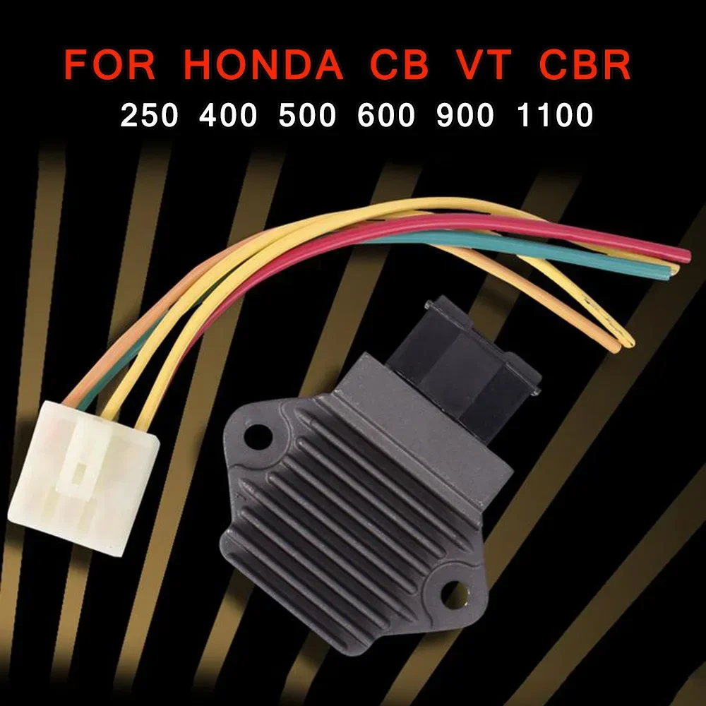 5 Pin Motorcycle Plug Regulator Connector Parts For Honda CB VT CBR 250 400 500 600 900 1100 Voltage Rectifier Connector Plug