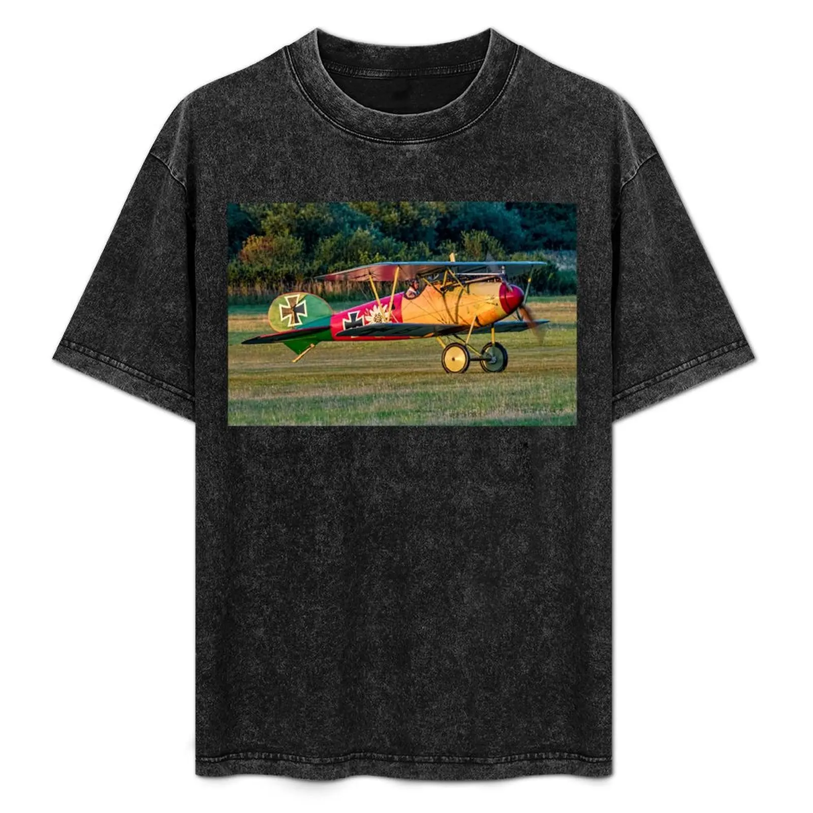 TVAL Albatros D.Va reproduction ZK-TGY lifts her tail T-Shirt summer tops man t shirt t shirts for men pack