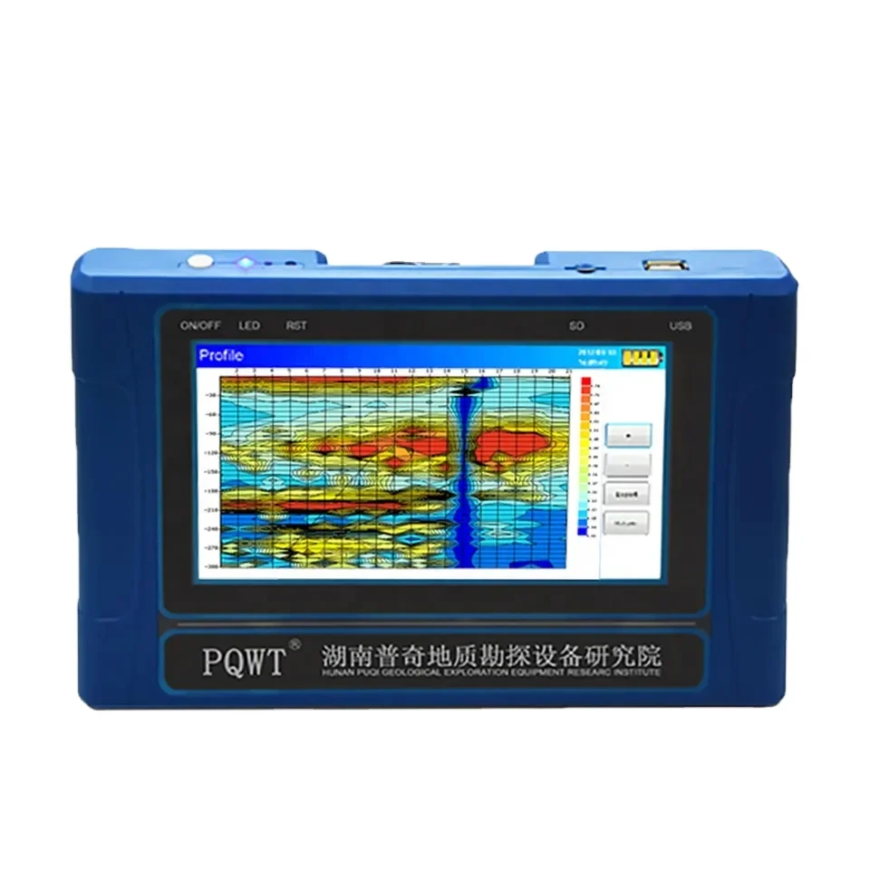 New PQWT-S500 Multi Channels 3D Pipe Long Range River Underground Water Finder Detector Roatatoin Machine 100m 200m 300m 500m