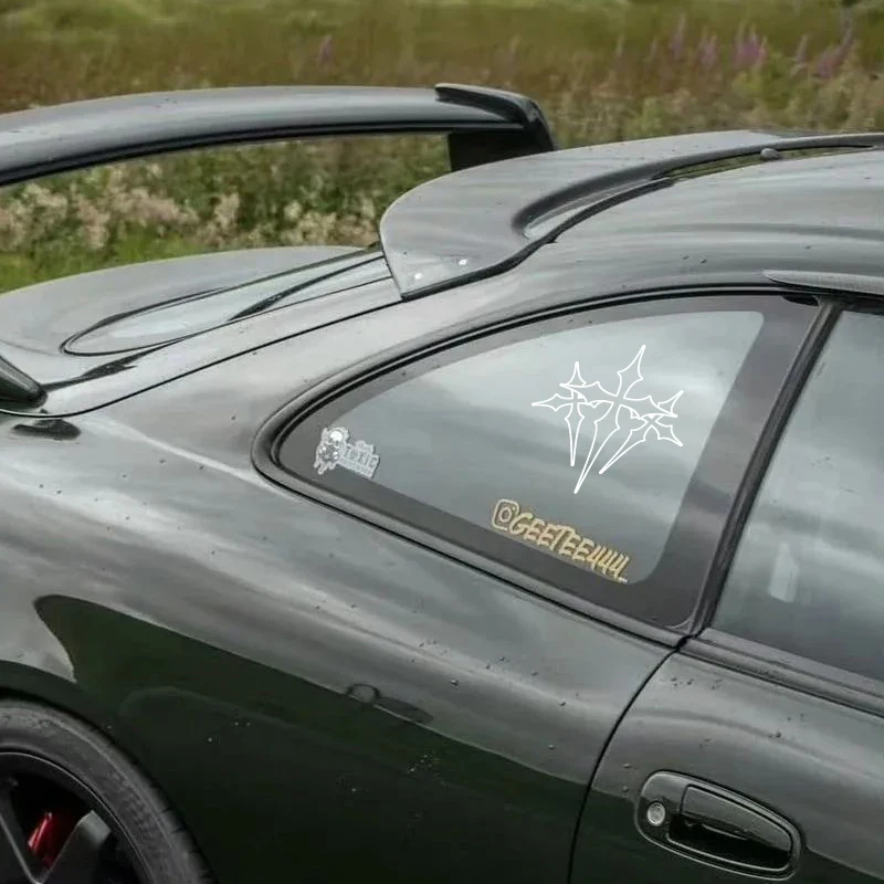 High-Quality Waterproof Three-Cross Stickers for Your Car Faith Expression in a Beautiful Design Automotive Decal