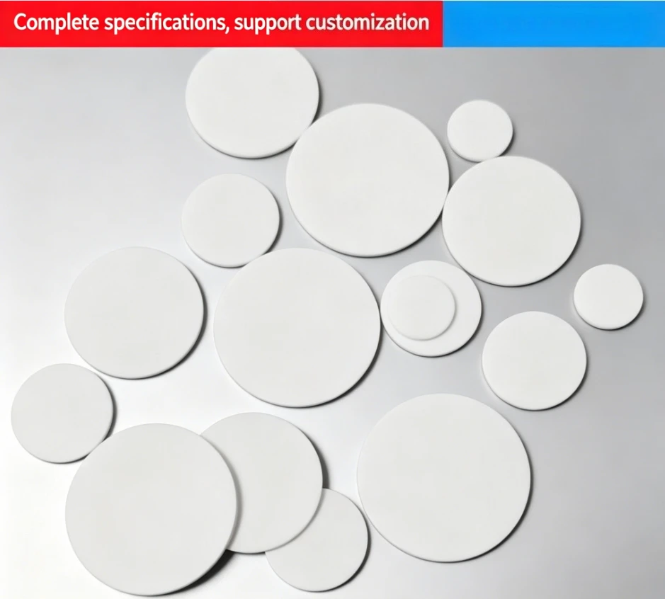 

Porous foam ceramic filter disc 0.1/1000μm white microporous breathable round plate for lab research