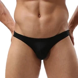 Mens Scrotum Bulge Pouch Jockstrap Briefs G String T-Back Panties Breathable Thong Gay Male Underwear U Convex Scrotum Pouch