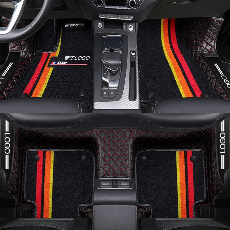 Car Special Interior Automobile Floor Mat,  Custom  Floor Mats For Most Cars Drop shipping，Designated logo Car Brand Model Year