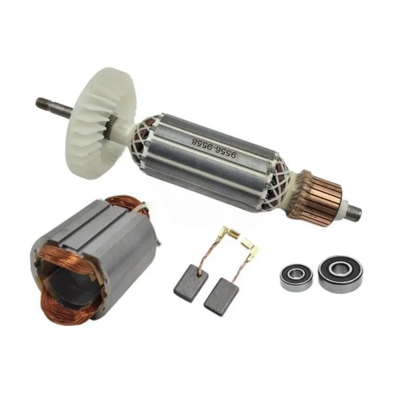 BAAJ-Replacement Accessories For Angle Grinder Parts Kit- Includes 9556 Rotor, Stator, CB325 Carbon Brushes And 9558 Bear