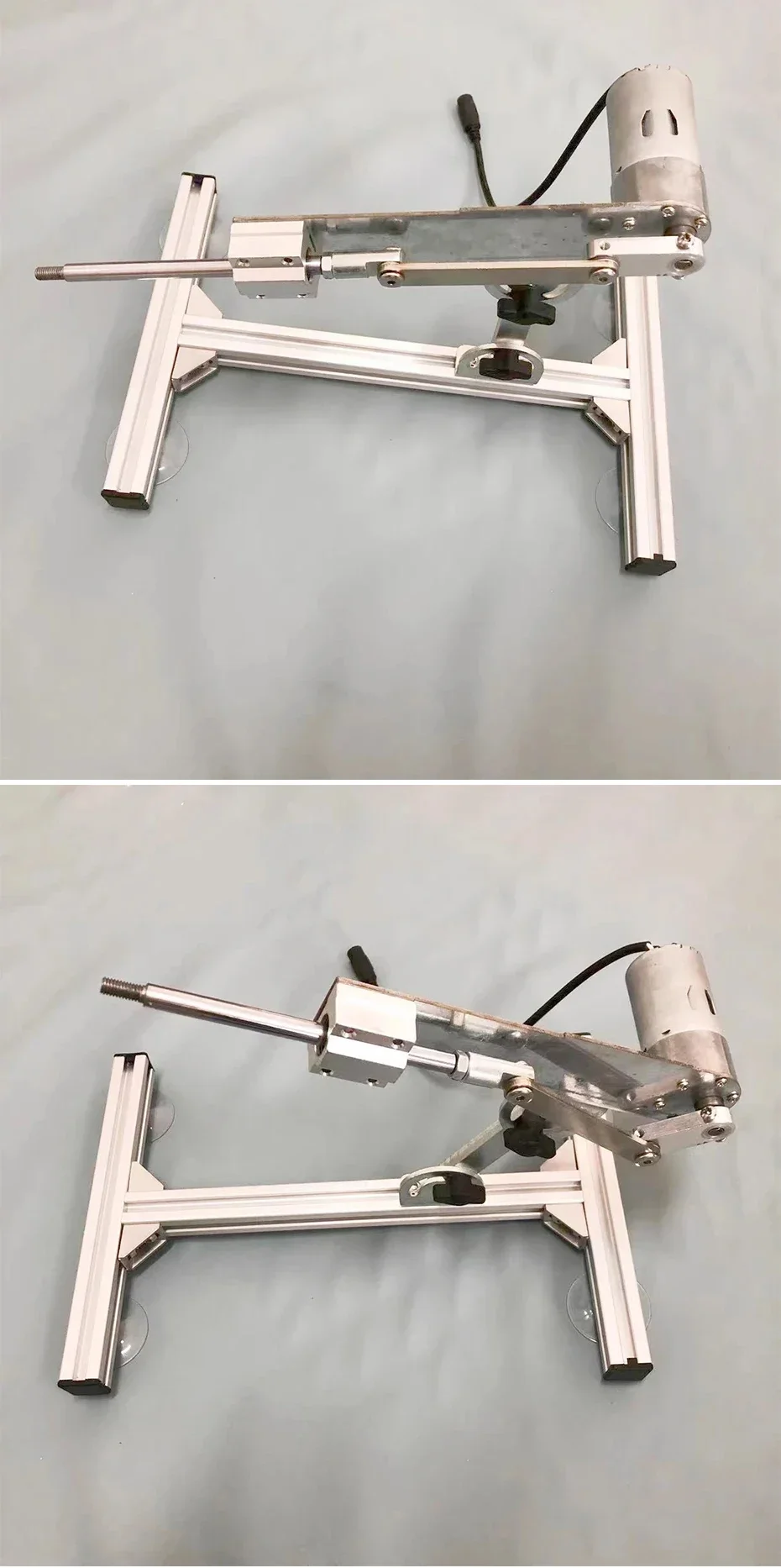 Telescopic Linear Actuator Big Thrust Reciprocating Cycle Linear Motor 0~330RPM DC 12V Optional Stand/Remote Control