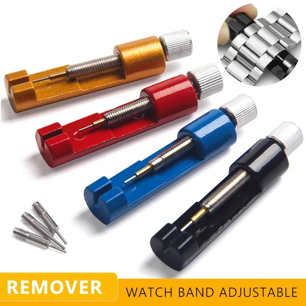 

Metal Watch Repair Tool Adjusting Watch Strap Tool with Watch Pin Band Bracelet Link Pin Tool Remover Easy To Remover Adjust