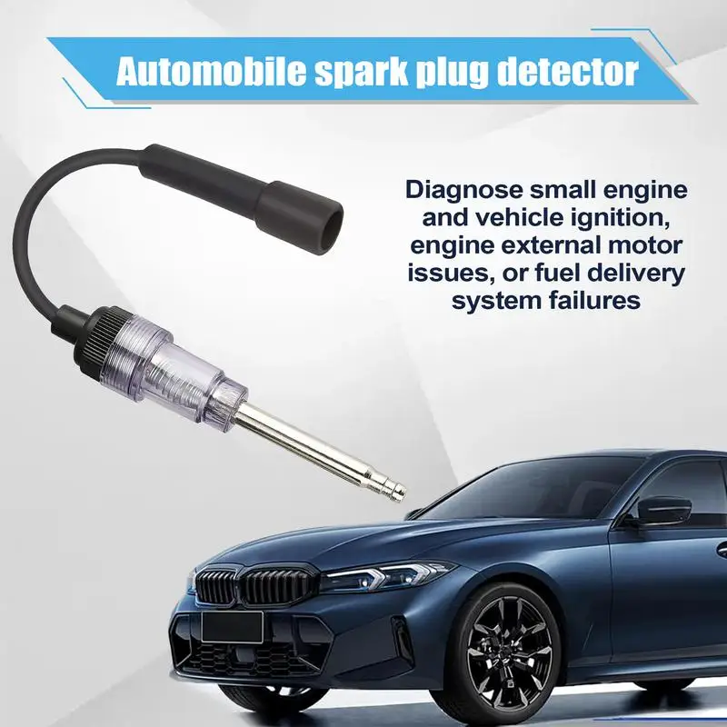 Spark Plug Checker เครื่องมือตรวจสอบเครื่องยนต์ยานพาหนะ Armature Diagnostic เครื่องตรวจจับเครื่องมือสําหรับเครื่องตัดหญ้ายานยนต์ขนาดเล็กและใหญ่