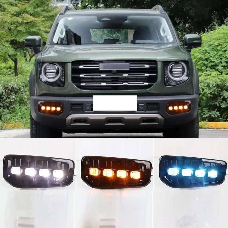 

LED Front bumper light Foglights Fog light Day light Turn signal for HAVAL DARGO 2021 2022