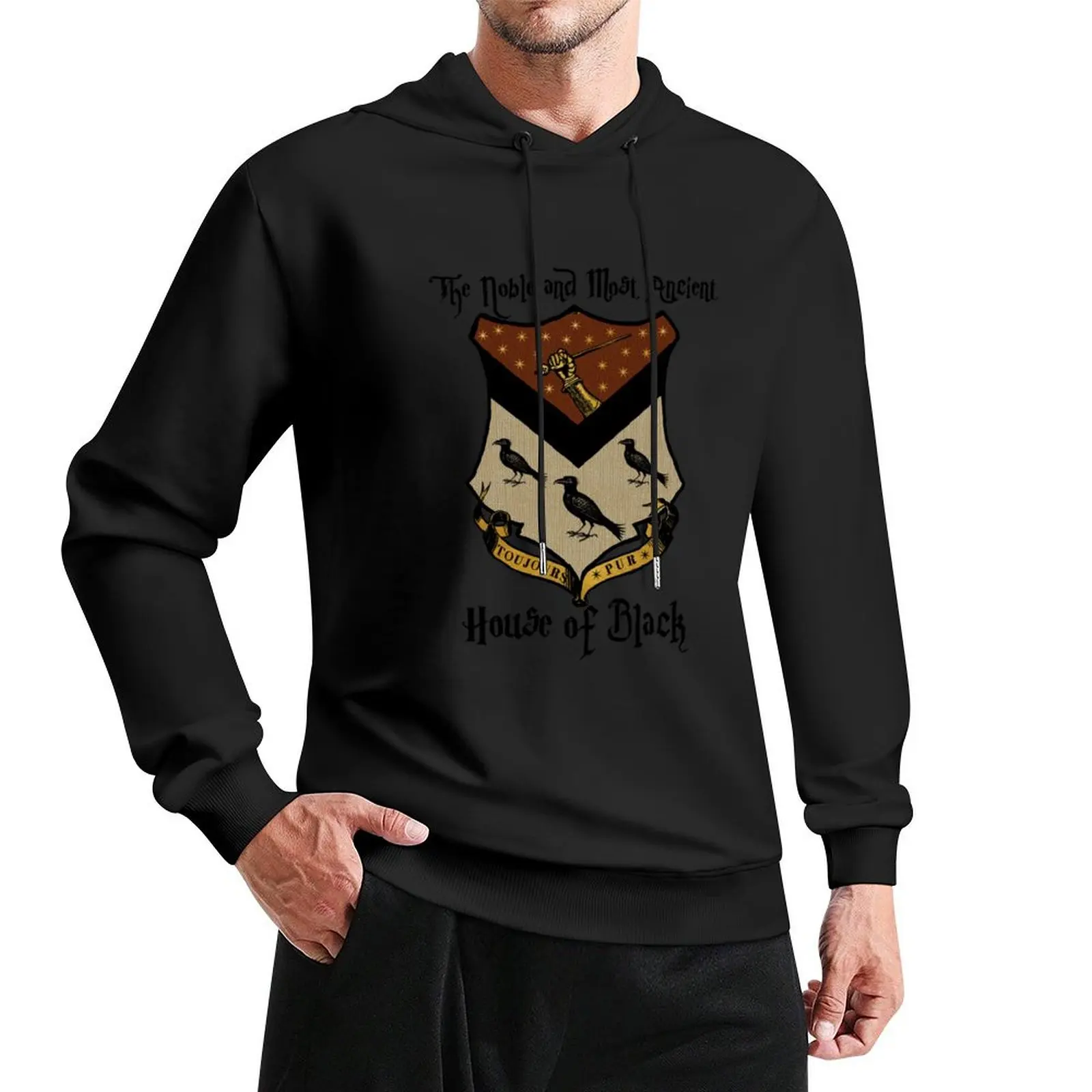 Toujours Pur - The Noble and Most Ancient House of Black Pullover Hoodie fashion men clothes for men new in hoodies