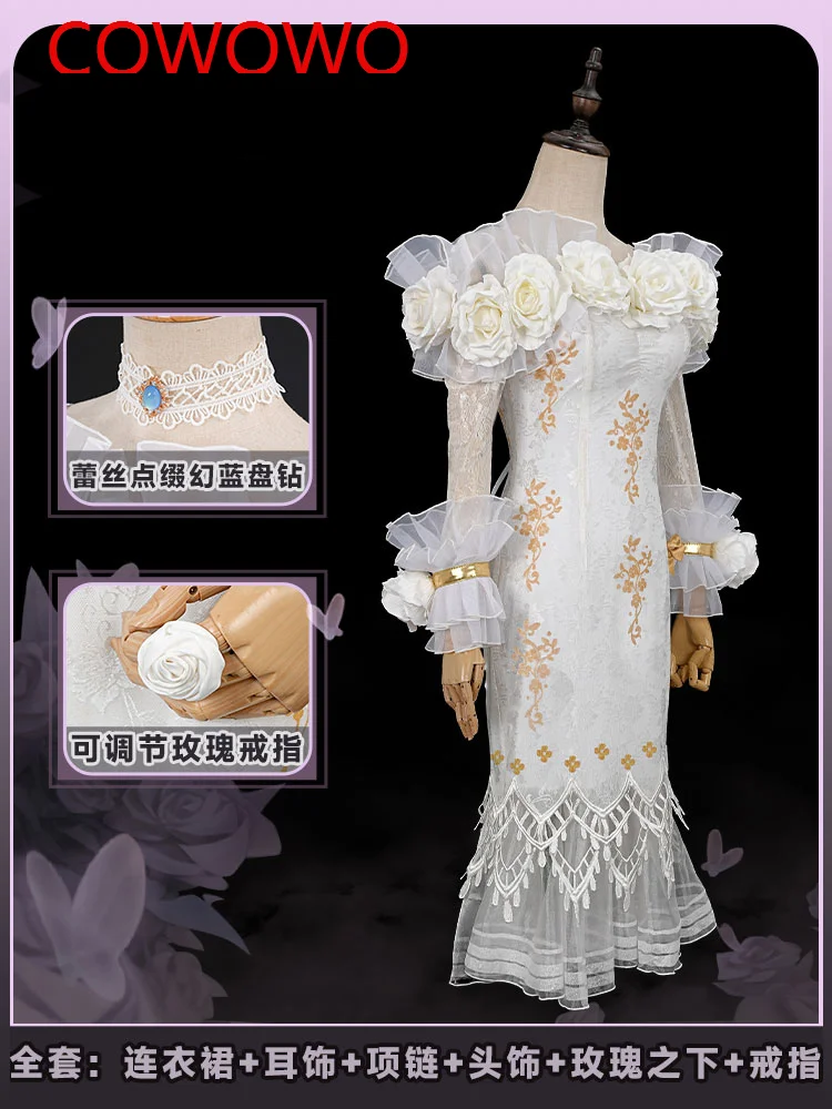 Identity V Vera Nair Perfumer Wedding Dress Cosplay Costume Cos Game Anime Party Uniform Hallowen Play Role Clothes Clothing