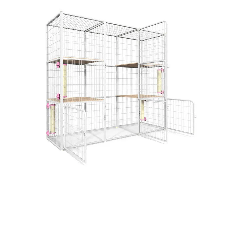 Cat villa bottomless splicing cage oversized castle oversized free space large three-story luxury more