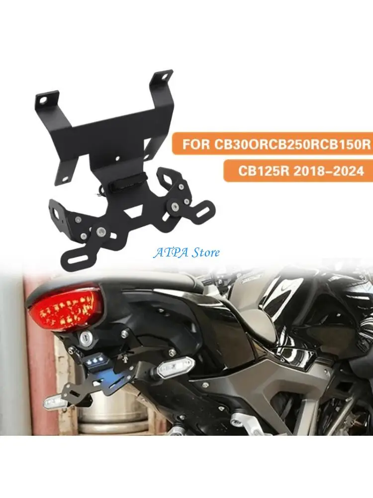 

U13C Motorcycle License Plates Holder Bracket LED Tail Rear Light Mount Adjustable