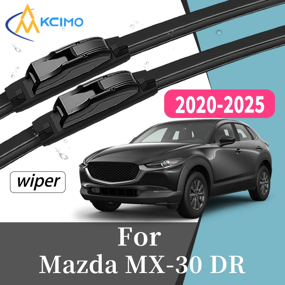 

2Pcs High Performance Front Windscreen Wiper Blades For Mazda MX-30 DR 2020-2025 Long Lifespan Windshield Replacement Kit