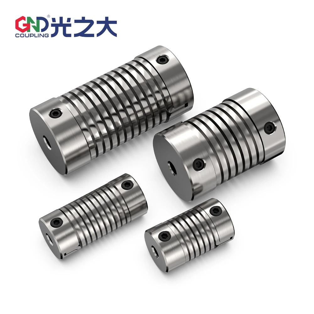 Spring Coupling Flexible Thread Eccentric 5/6.35/8/9.525/10/12/15 Aluminum Encoder Coupling Small Motor Elastic Stepper Motor